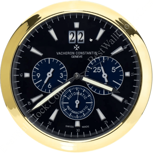 VACHERON CONSTANTIN NAVY WALL CLOCK XL (16 INCHES/40CM) EDITION 35 CM DELUXE METAL WALL CLOCK