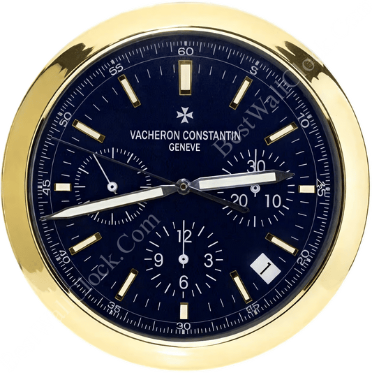 VACHERON CONSTANTIN GOLD/NAVY WALL CLOCK XL (16 INCHES/40CM)