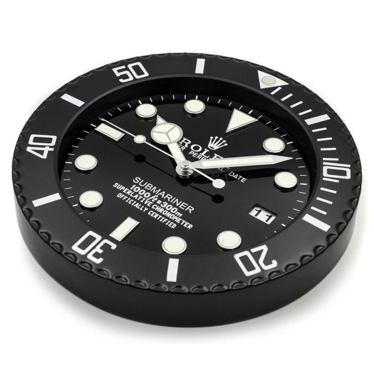 ROLEX WALL CLOCK - SUBMARINER BLACK - RL-03 EDITION