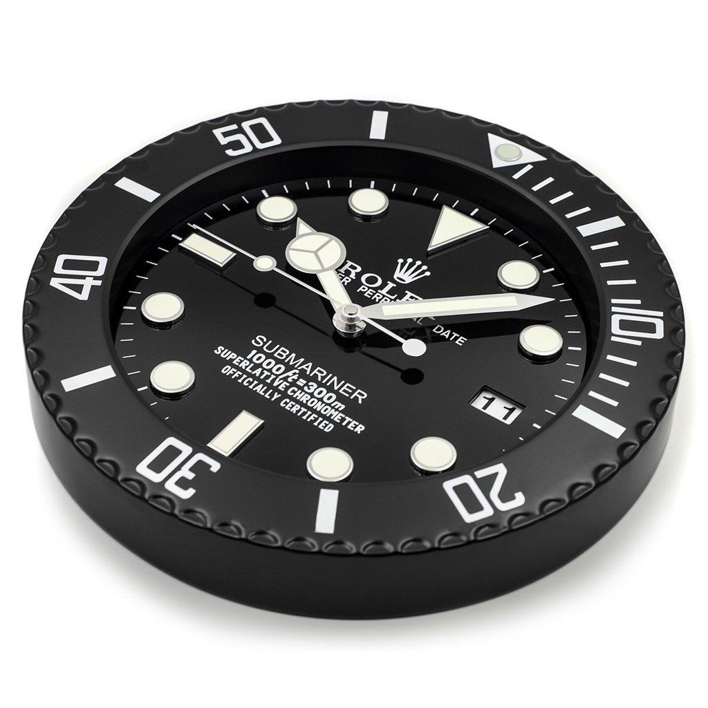 ROLEX WALL CLOCK - SUBMARINER BLACK - RL-03 EDITION