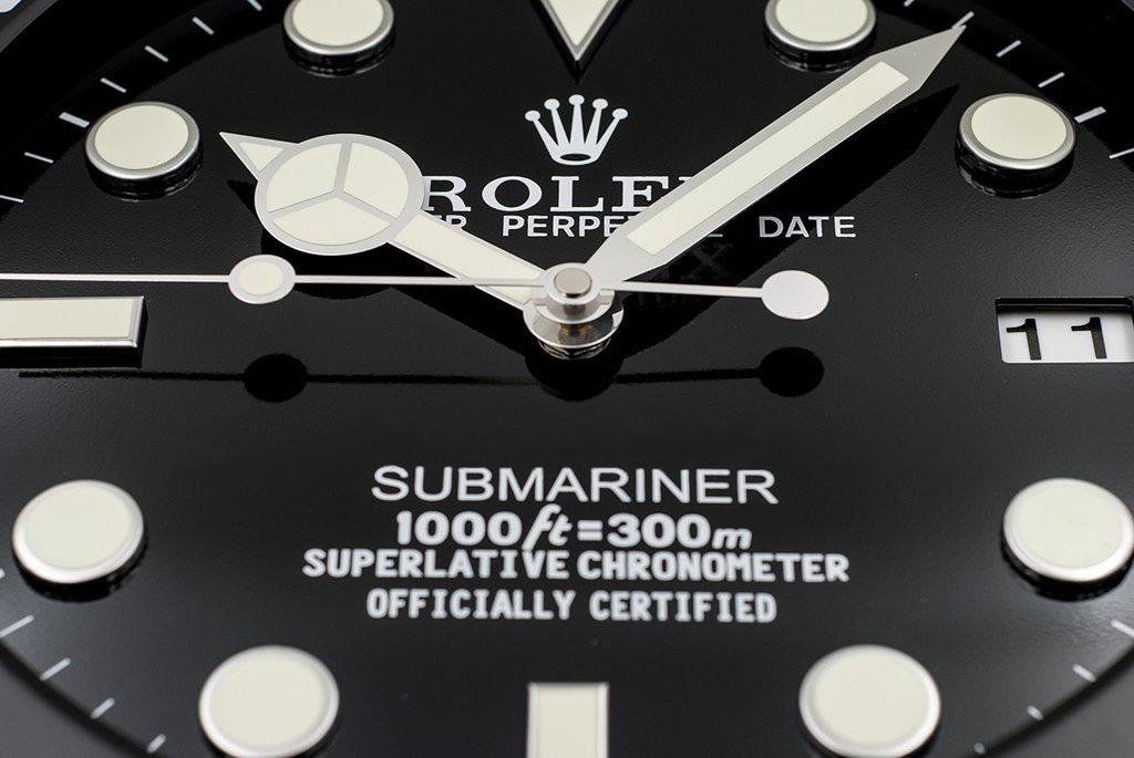 ROLEX WALL CLOCK - SUBMARINER BLACK - RL-03 EDITION
