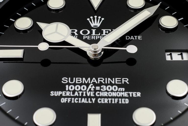 ROLEX WALL CLOCK - SUBMARINER BLACK - RL-03 EDITION