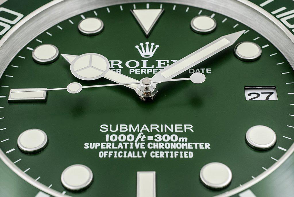 ROLEX WALL CLOCK – SUBMARINER ‘HULK’ EDITION – RL-02
