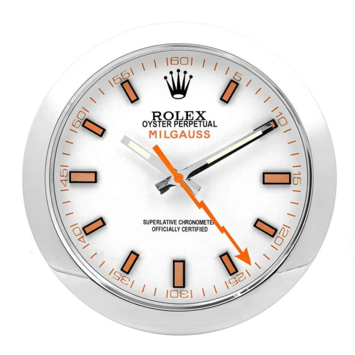 ROLEX WALL CLOCK – MILGAUSS – RL-90 EDITION DELUXE METAL WALL CLOCK