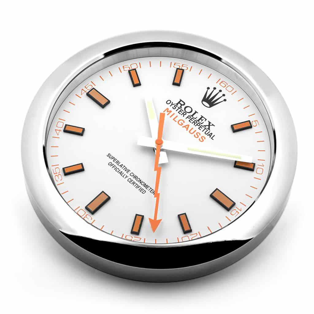 ROLEX WALL CLOCK – MILGAUSS – RL-90 EDITION DELUXE METAL WALL CLOCK
