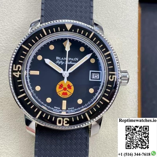 Blancpain Fifty Fathoms 5008D-1130-B64A Tw Factory Black Dial-Rep Time Watches