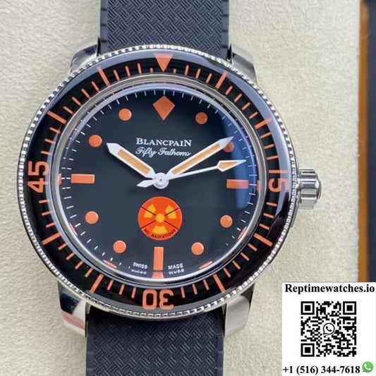 Blancpain Fifty Fathoms 5008E-1130-B64A Tw Factory Rubber Strap-Rep Time Watches