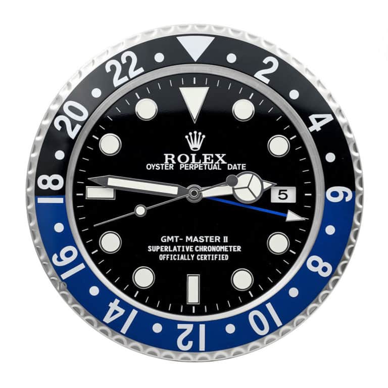 GMT MASTER 2 BATMAN “XL” – BRL13 DELUXE METAL WALL CLOCK