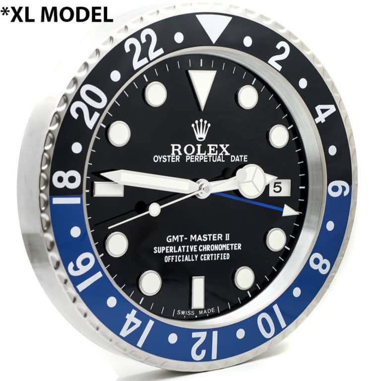 GMT MASTER 2 BATMAN “XL” – BRL13 DELUXE METAL WALL CLOCK