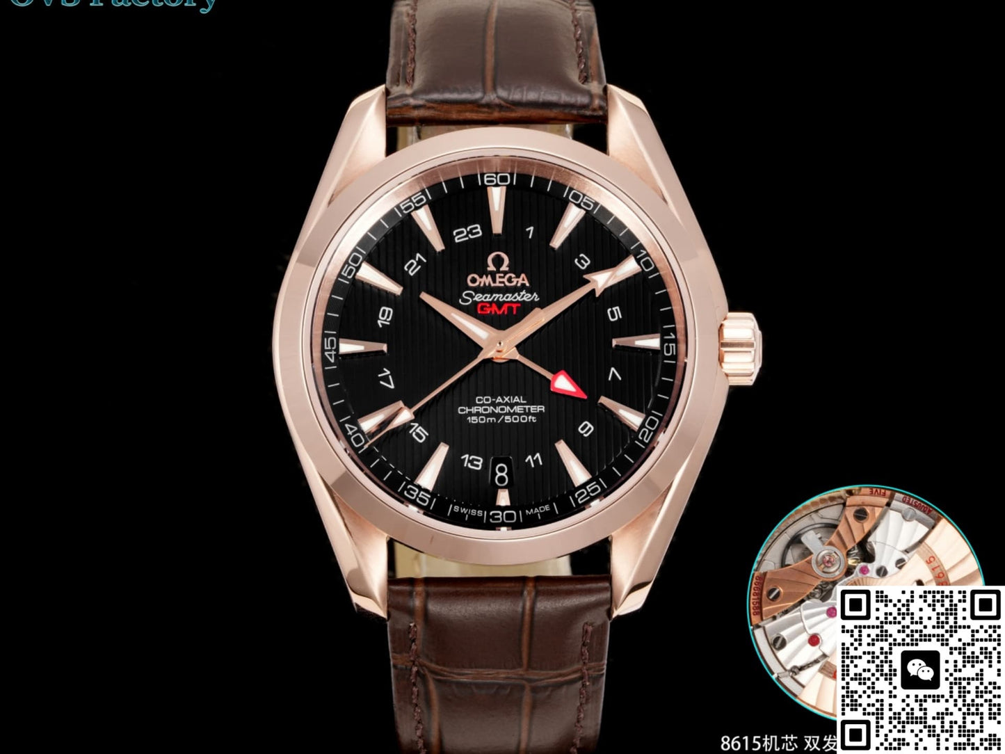 Omega Seamaster 231.53.43.22.06.002 OVS Factory Leather Strap