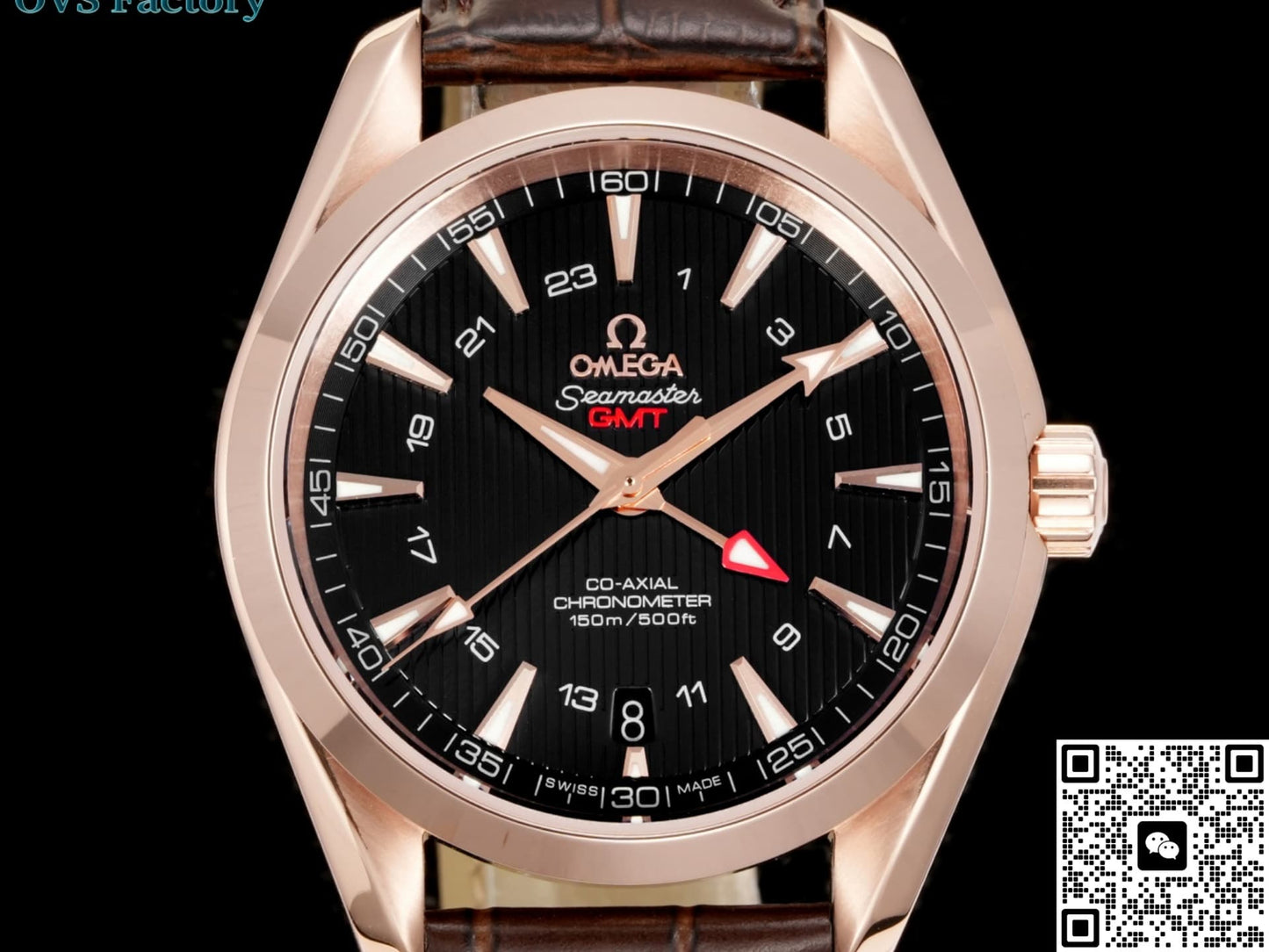 Omega Seamaster 231.53.43.22.06.002 OVS Factory Leather Strap