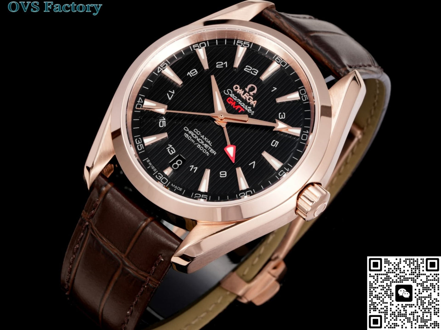Omega Seamaster 231.53.43.22.06.002 OVS Factory Leather Strap