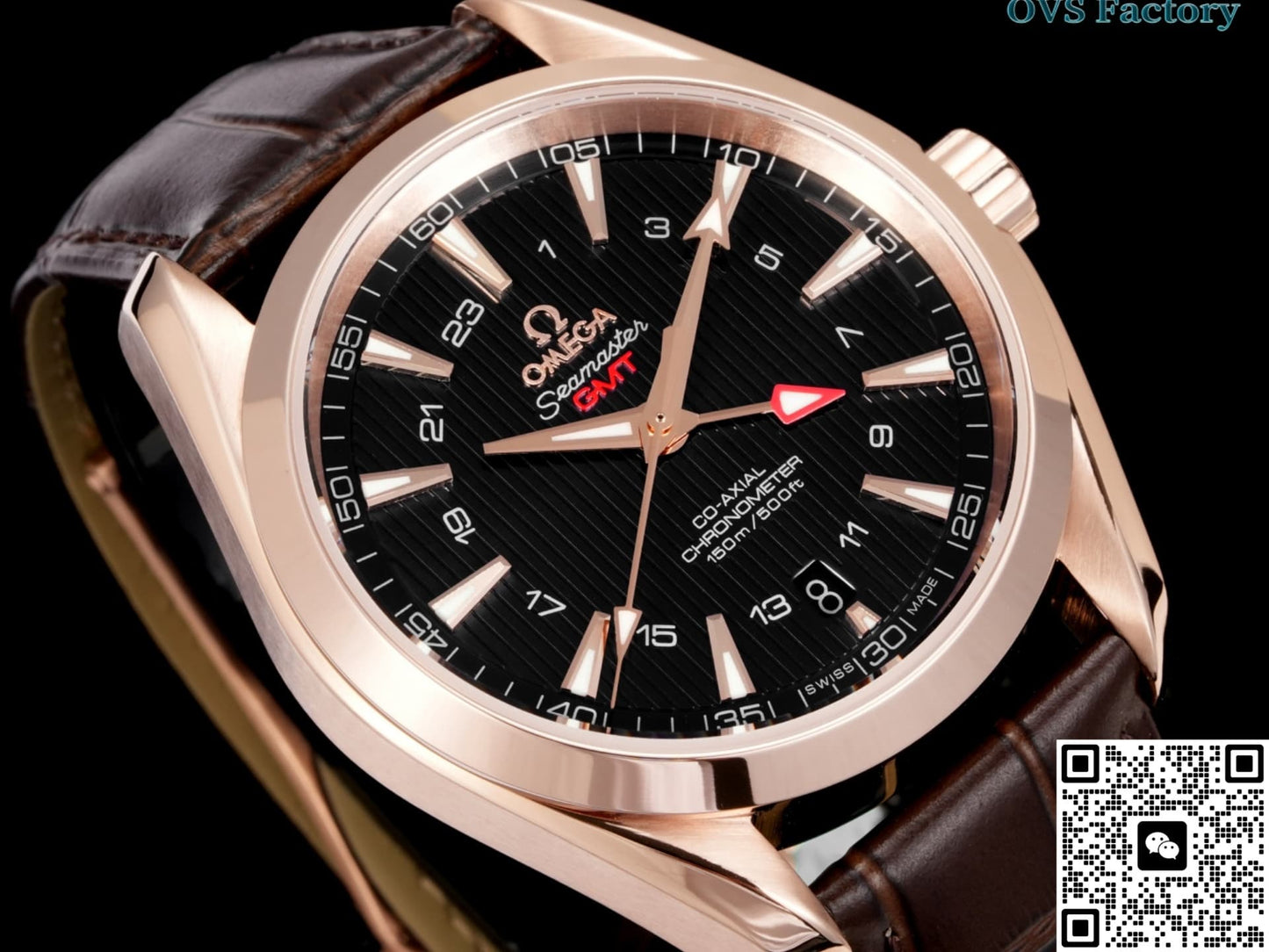 Omega Seamaster 231.53.43.22.06.002 OVS Factory Leather Strap