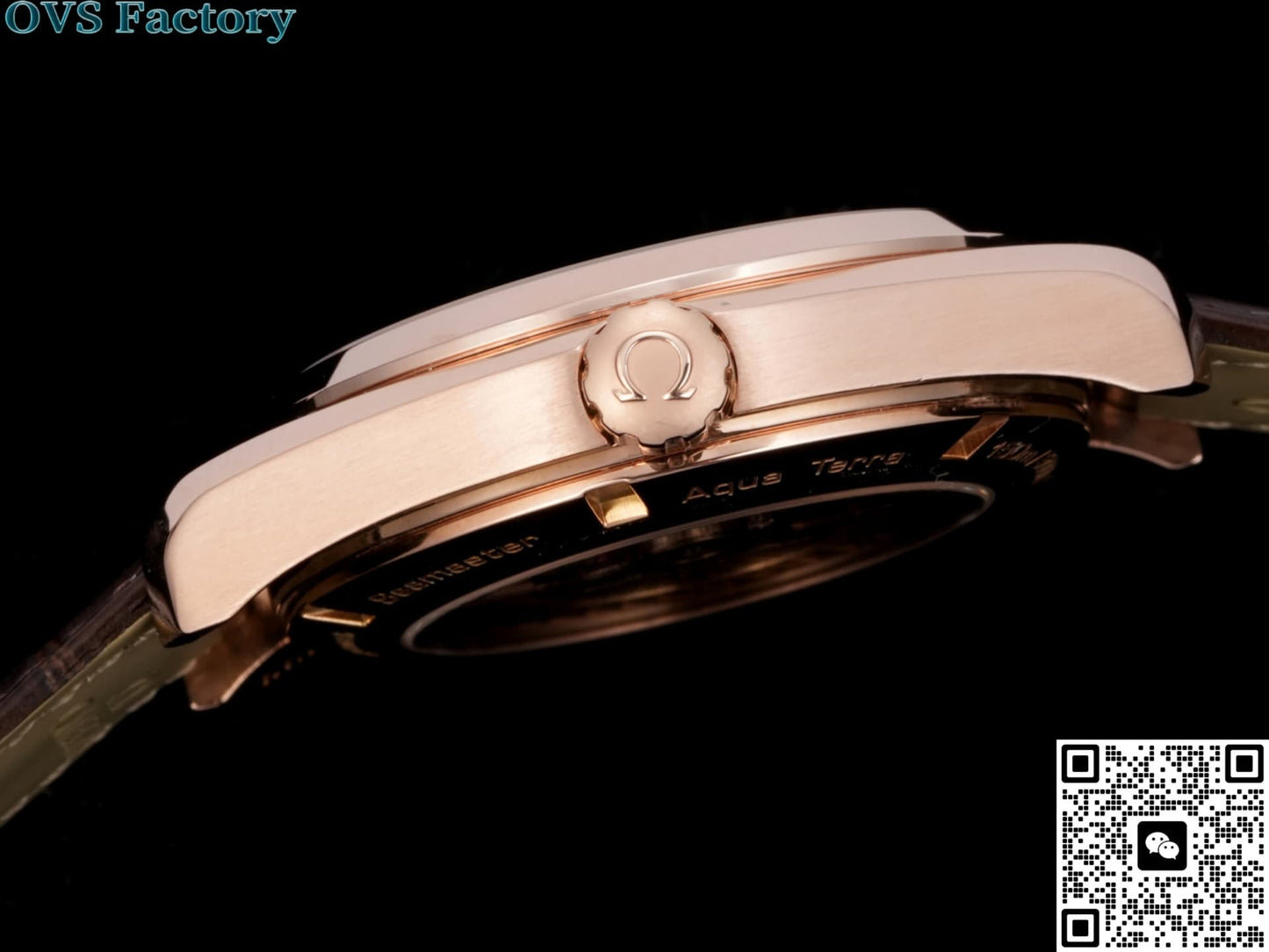 Omega Seamaster 231.53.43.22.06.002 OVS Factory Leather Strap
