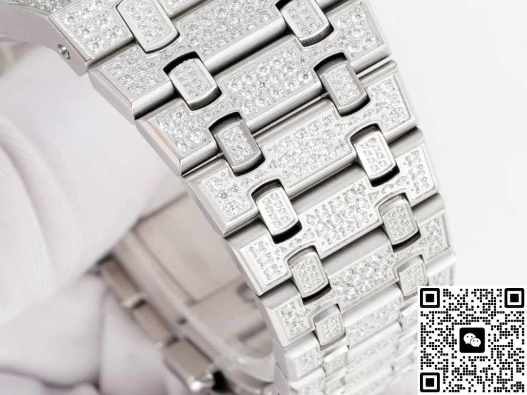 Audemars Piguet Royal Oak 16202BC.ZZ.1241BC.01 OMF Factory Full Diamond