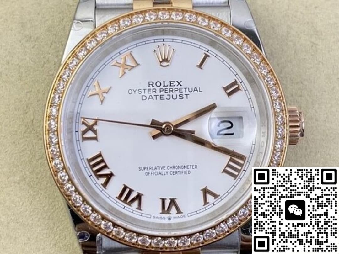 Rolex Datejust m126281rbr-0003 GM Factory Rose Gold Bezel