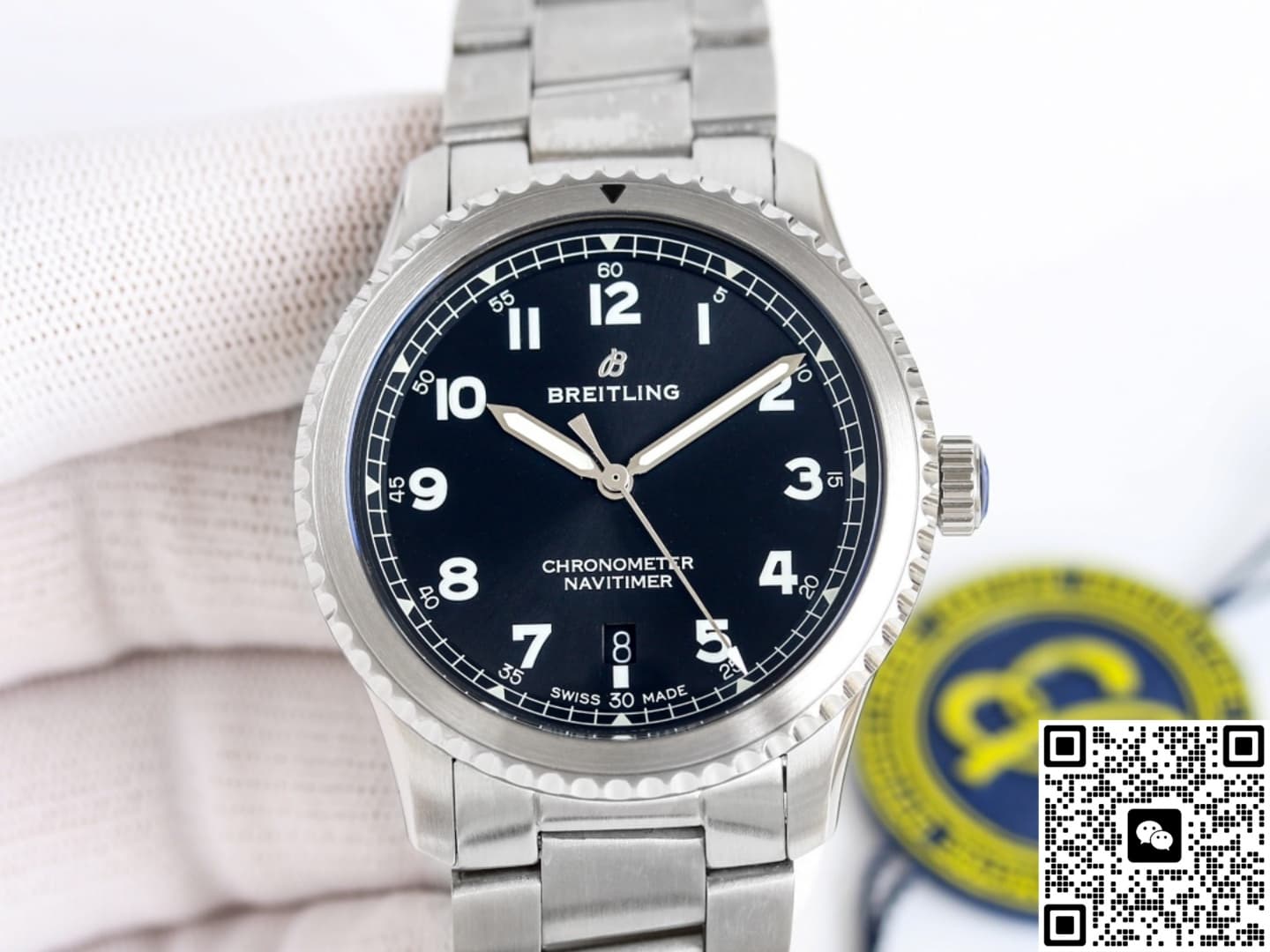 Breitling Classic AVI A17314101B1A1 BLS Factory Sapphire Crystal