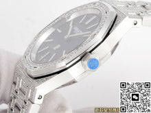 Audemars Piguet Royal Oak 16202BC.ZZ.1241BC.02 OMF Factory Date display