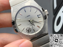 Omega Constellation 123.10.35.20.02.001 VS Factory Date display