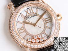 Chopard Happy Sport 274891-5009 GR Factory Rose gold with diamonds