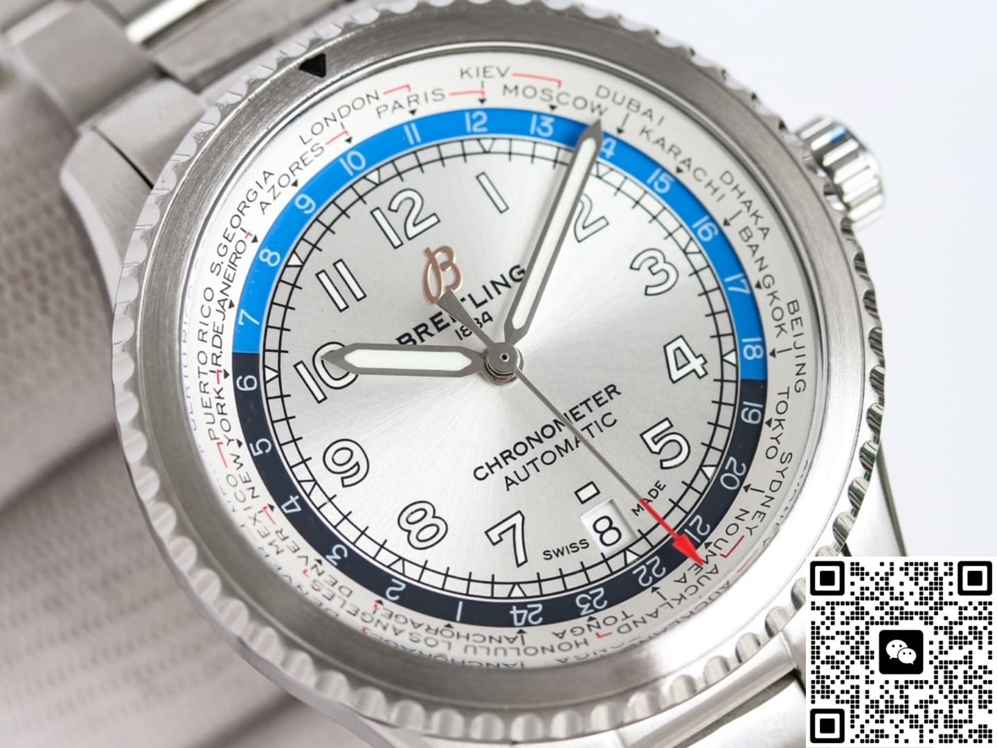 Breitling Classic AVI AB3521U01G1A1 BLS Factory Stainless Steel Case