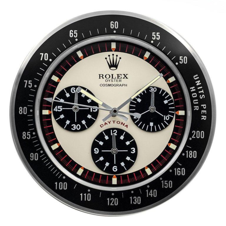 ROLEX WALL CLOCK – PAUL NEWMAN – RL47 EDITION DELUXE METAL WALL CLOCK