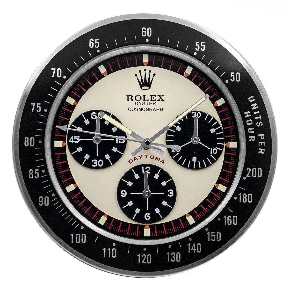 ROLEX WALL CLOCK – PAUL NEWMAN – RL47 EDITION DELUXE METAL WALL CLOCK