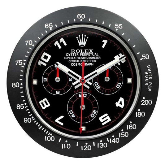 ROLEX WALL CLOCK – DAYTONA – RL-27 EDITION – DELUXE METAL WALL CLOCK