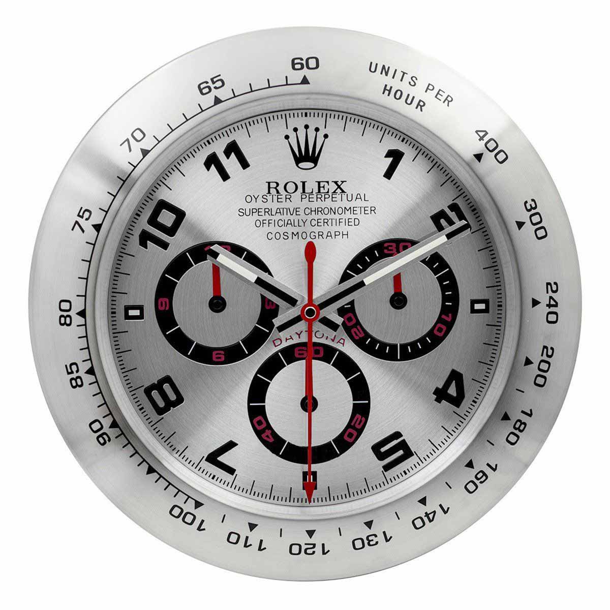 ROLEX WALL CLOCK – DAYTONA – RL-30 EDITION – DELUXE 35 CM METAL WALL CLOCK