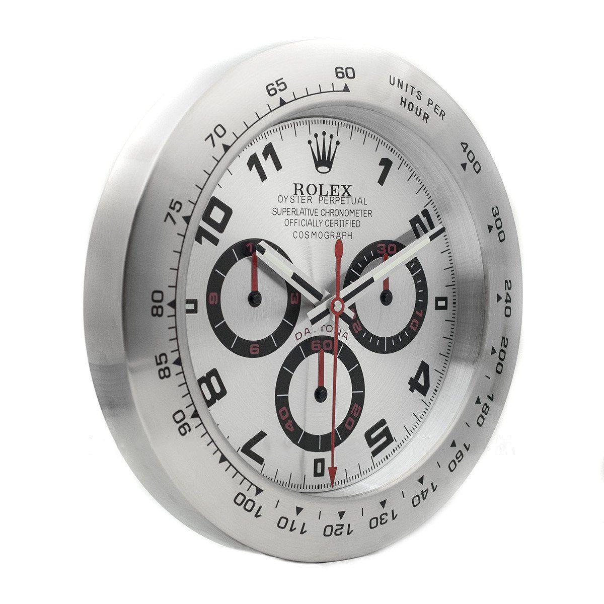 ROLEX WALL CLOCK – DAYTONA – RL-30 EDITION – DELUXE 35 CM METAL WALL CLOCK