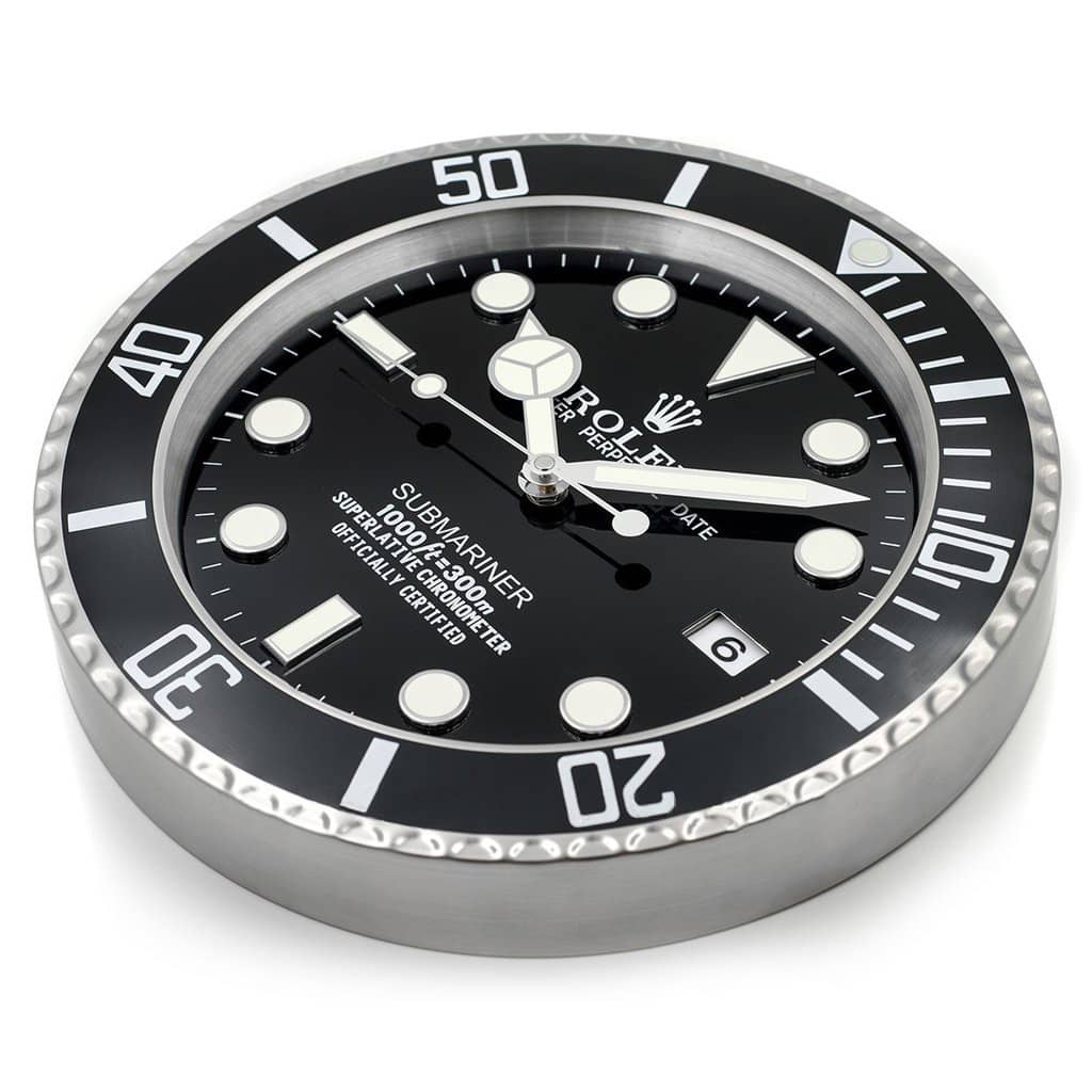 ROLEX WALL CLOCK - “XL” SUBMARINER – BRL01 EDITION - DELUXE METAL WALL CLOCK