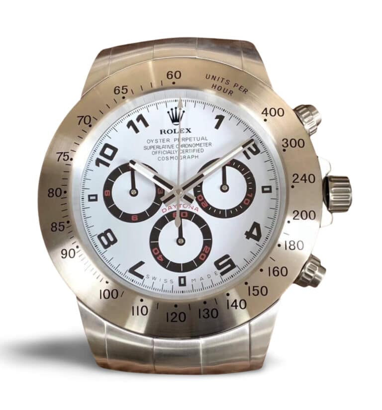 ROLEX WALL CLOCK – “XXL” DAYTONA – WRL-29 DELUXE METAL WALL CLOCK