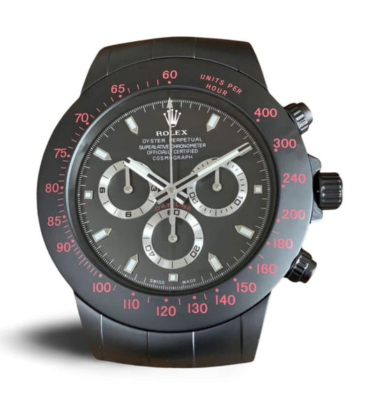 ROLEX WALL CLOCK – “XXL” DAYTONA – WRL-24 EDITION – DELUXE METAL WALL CLOCK