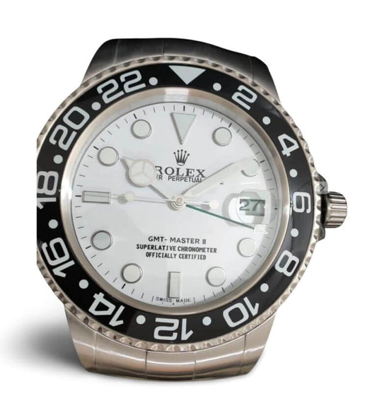 GMT MASTER 2 POLAR “XXL” – WRL−15 DELUXE METAL WALL CLOCK, 35 CM
