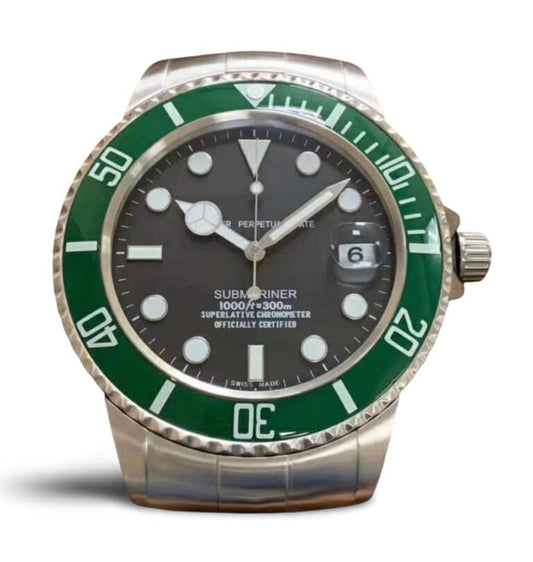 ROLEX WALL CLOCK – “XXL” SUBMARINER – WRL-04 EDITION - DELUXE 35CM METAL WALL CLOCK