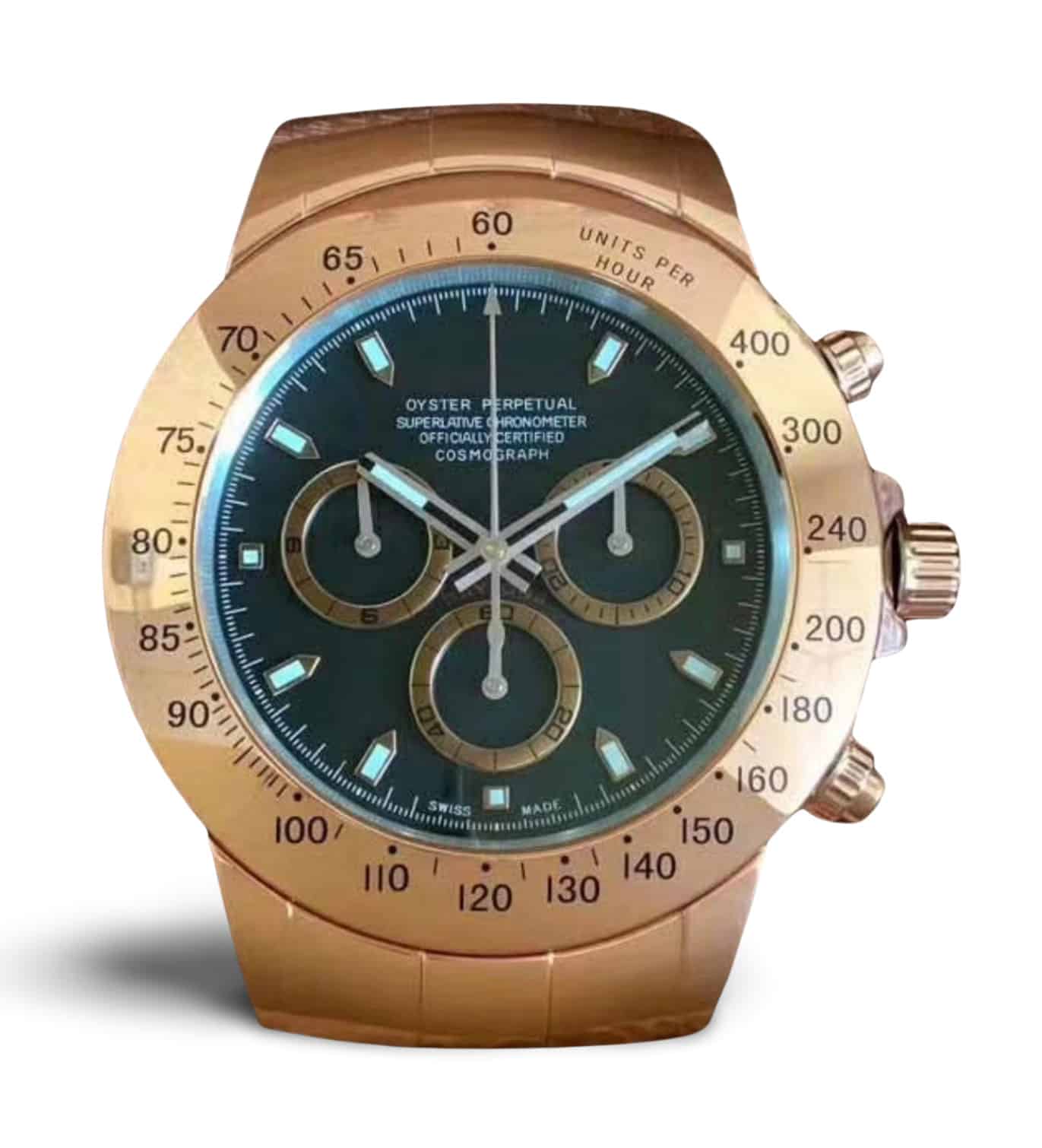 ROLEX WALL CLOCK – “XXL” DAYTONA – WRL-58 EDITION – DELUXE 35 CM METAL WALL CLOCK