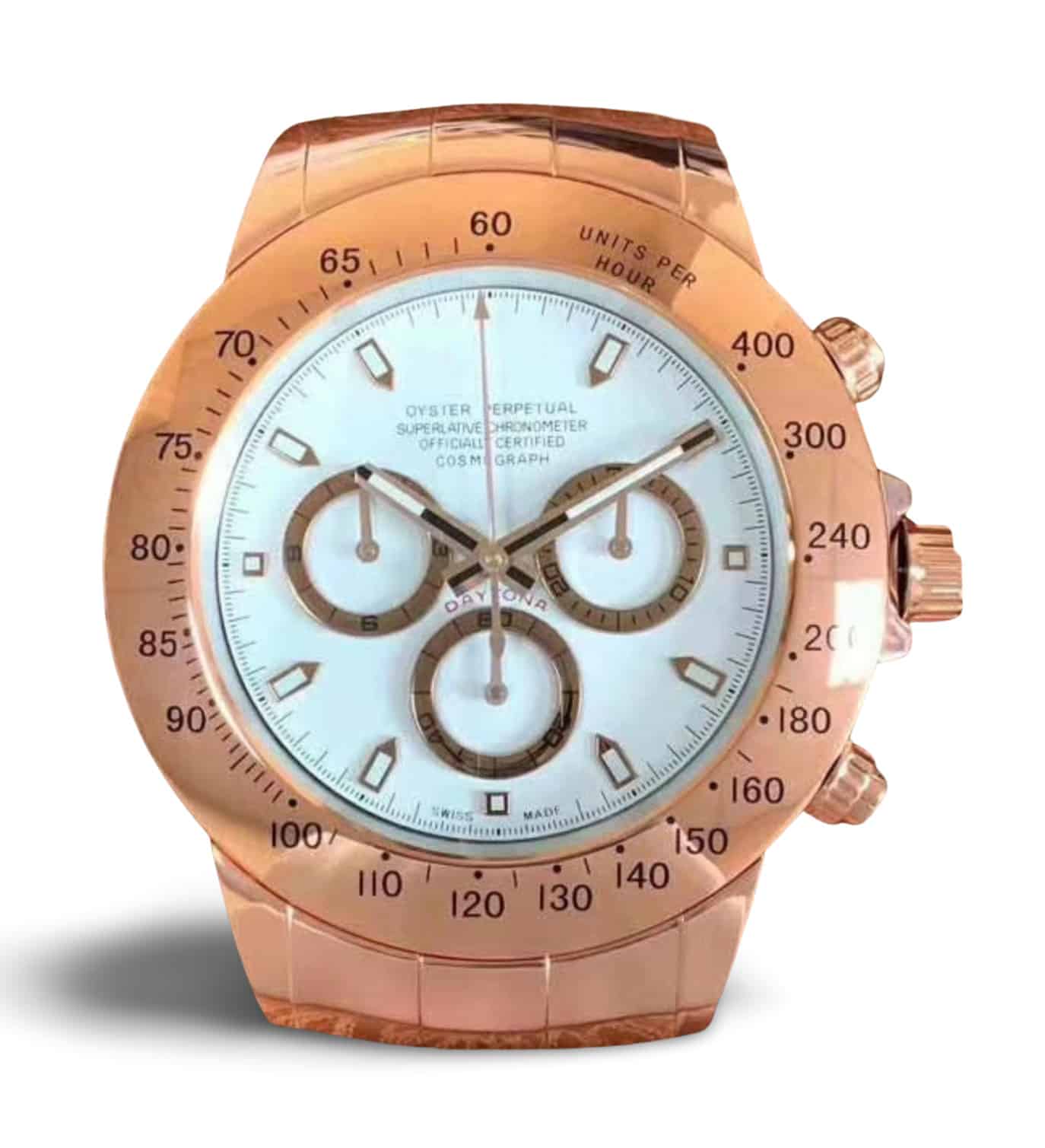 ROLEX WALL CLOCK – “XXL” DAYTONA – WRL-57 EDITION – DELUXE METAL WALL CLOCK