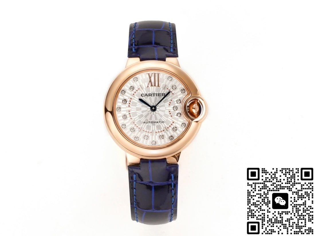 Cartier Ballon Bleu WGBB0052 AF Factory Alligator Leather Strap