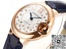 Cartier Ballon Bleu WGBB0052 AF Factory Alligator Leather Strap