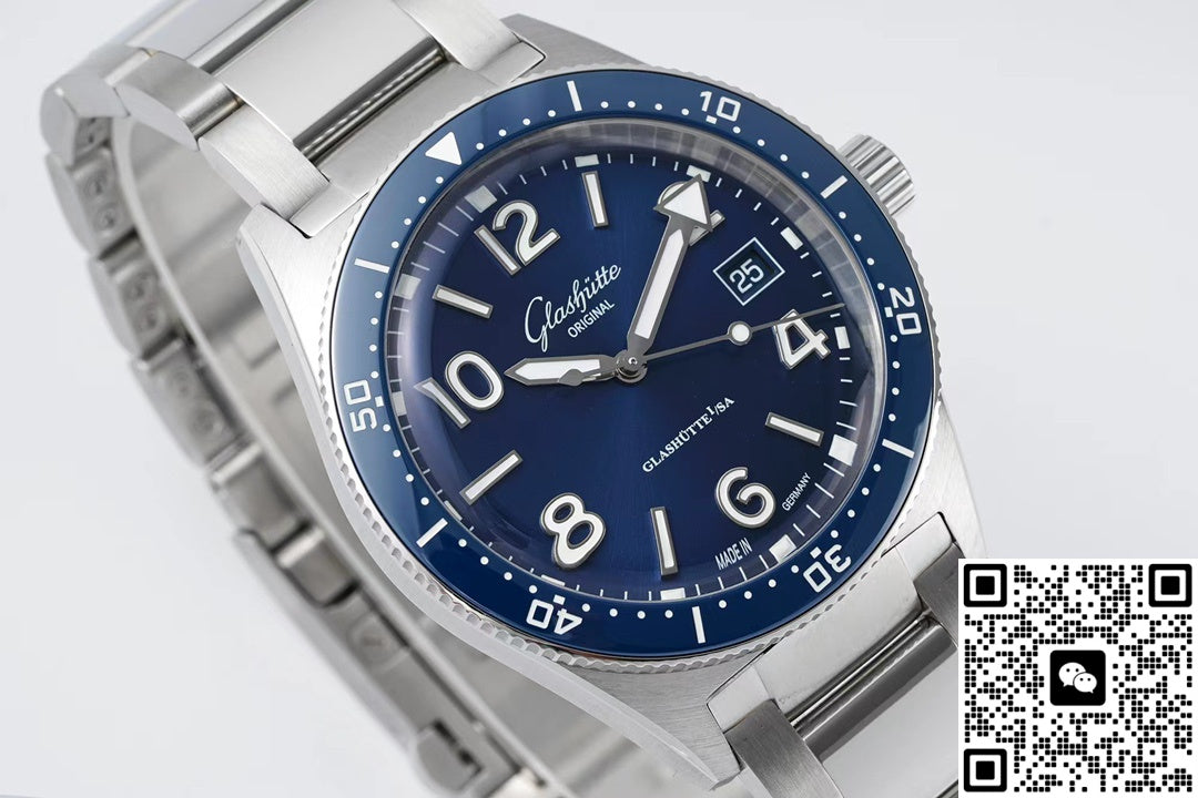 Glashutte Spezialist SeaQ 1-39-11-09-81-70 RXW Factory Stainless Steel Strap