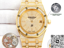 Audemars Piguet Royal Oak 16202BA.HH.1241BA.01 OMF Factory Inlaid with sapphires