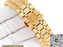 Audemars Piguet Royal Oak 16202BA.HH.1241BA.01 OMF Factory Inlaid with sapphires
