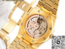Audemars Piguet Royal Oak 16202BA.HH.1241BA.01 OMF Factory Inlaid with sapphires