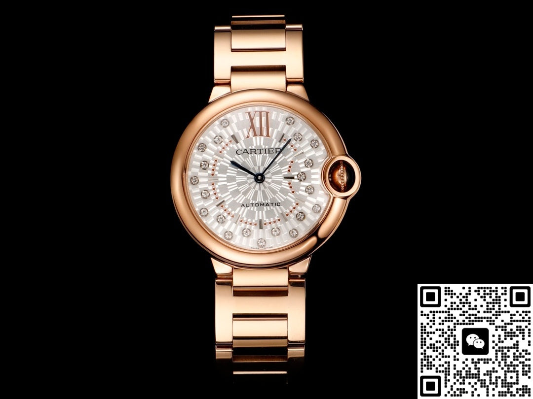 Cartier Ballon Bleu WJBB0082 AF Factory Rose Gold Strap