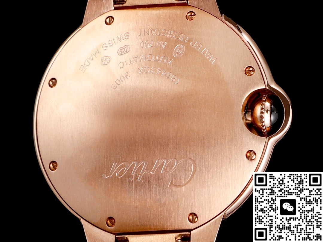 Cartier Ballon Bleu WJBB0082 AF Factory Rose Gold Strap