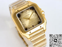 Cartier Santos WGSA0095 TW Factory Date Display