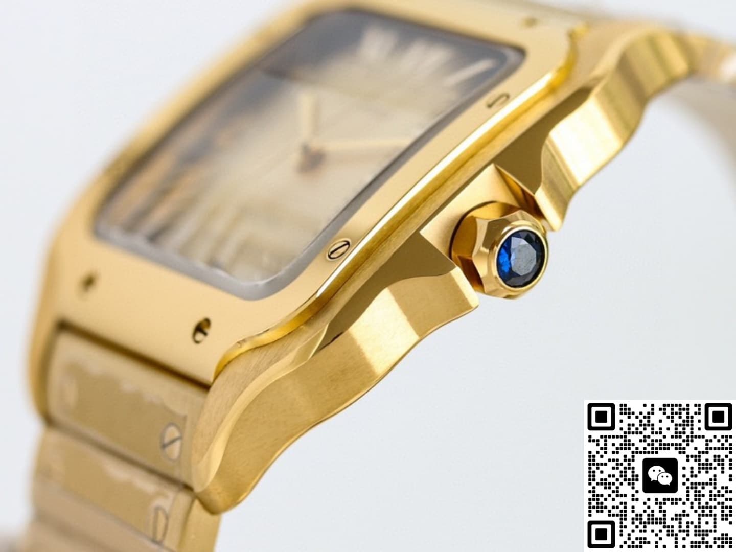 Cartier Santos WGSA0095 TW Factory Date Display