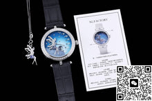 Van Cleef & Arpels Poetic Complications VCARO8ZD00 5G Factory Alligator Leather Strap