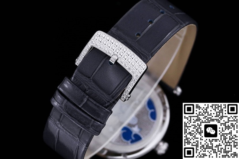 Van Cleef & Arpels Poetic Complications VCARO8ZD00 5G Factory Alligator Leather Strap