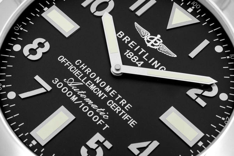 BREITLING WALL CLOCK – AVENGER BR04 EDITION